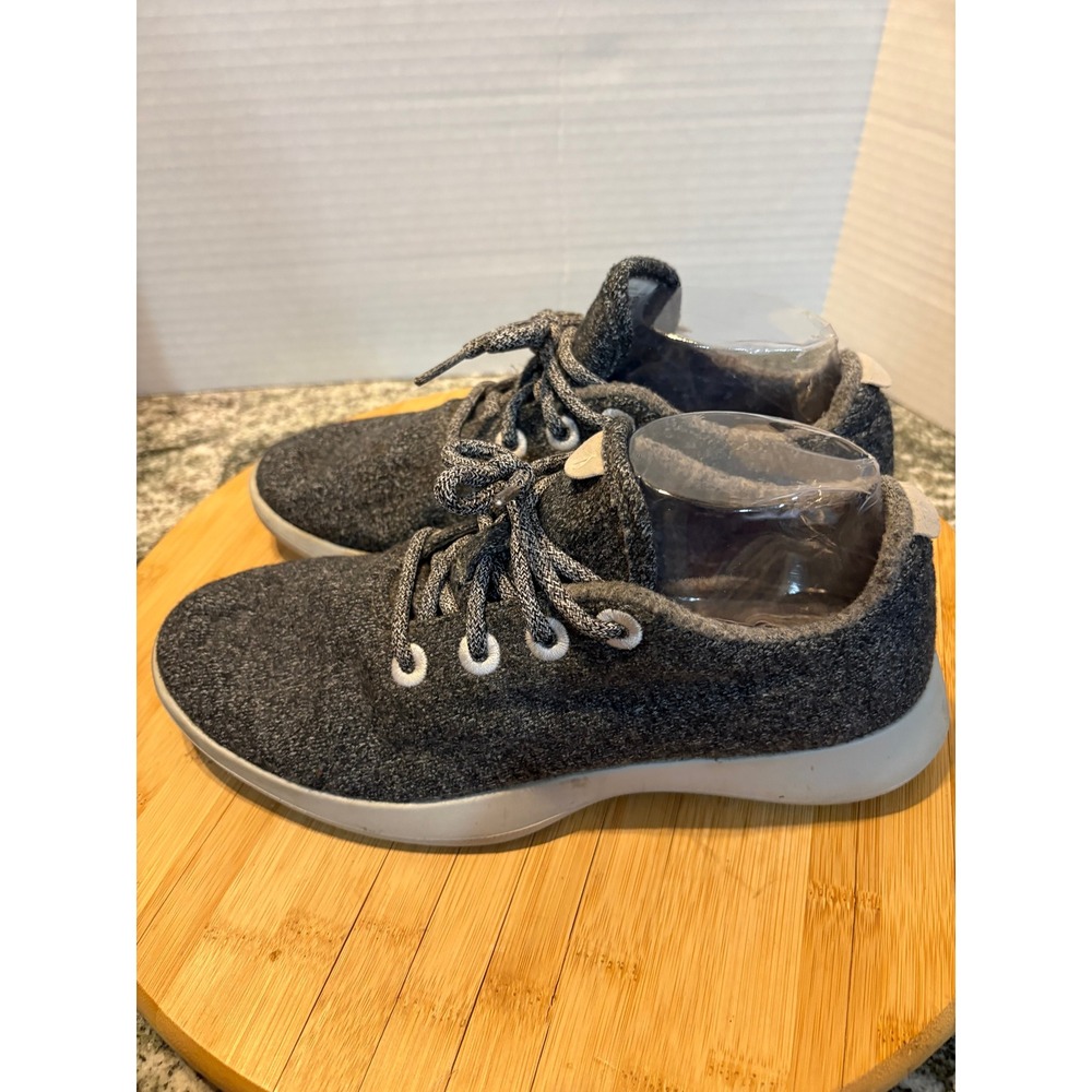 Allbirds Wool Runners Women's 10 Dark Grey‎ Casual Comfort Sneakers - Picture 2 of 6